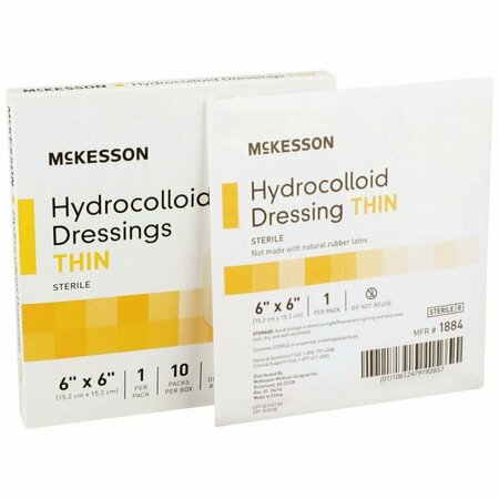 MCKESSON Hydrocolloid Dressing, 6 x 6 Inch 1884